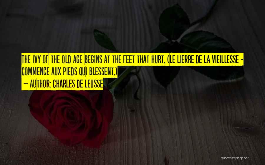 Charles De Leusse Quotes 903463