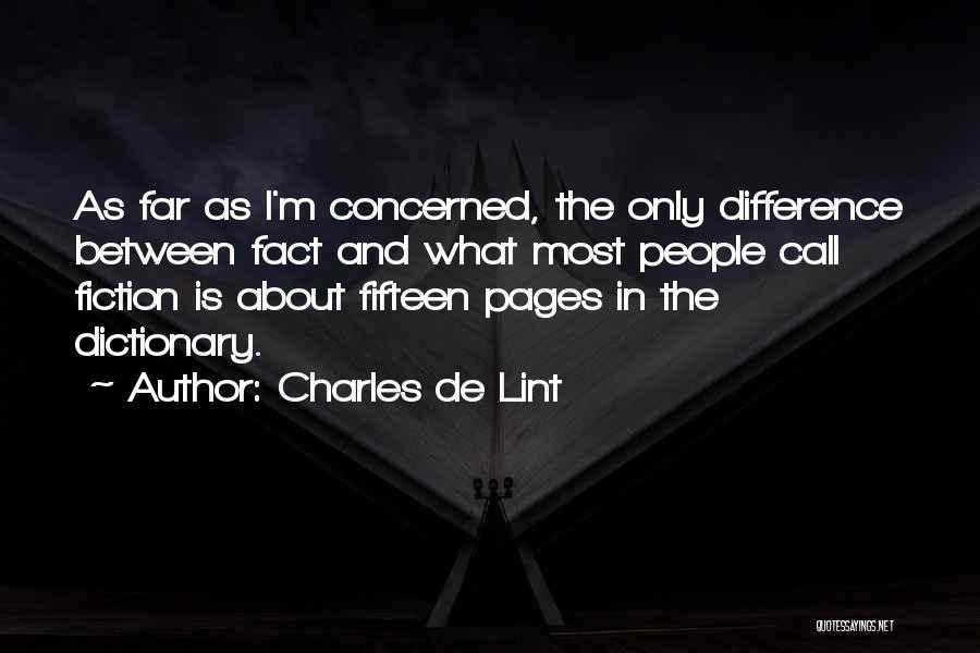 Charles De Lint Quotes 1440863