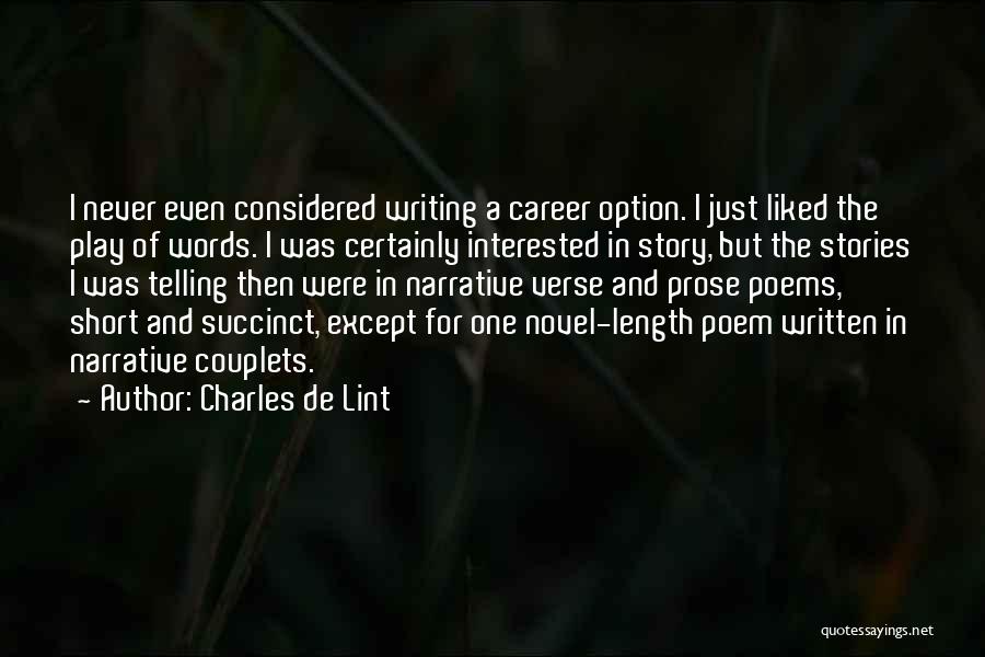 Charles De Lint Quotes 1905187