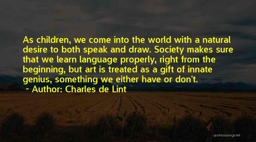 Charles De Lint Quotes 1951246