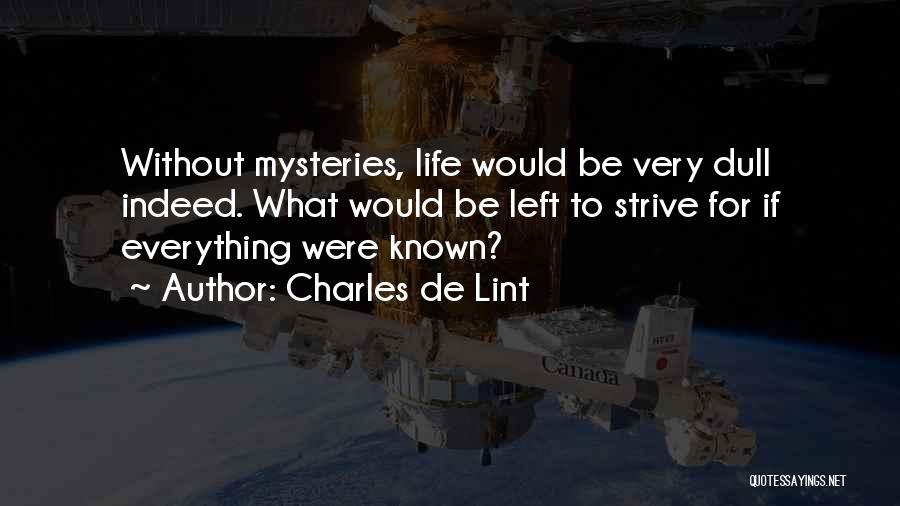 Charles De Lint Quotes 86599