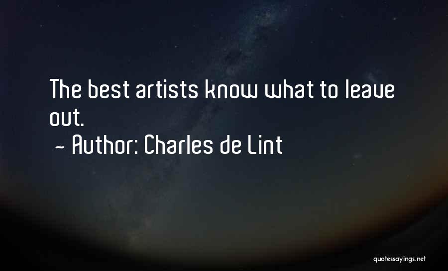 Charles De Lint Quotes 980405