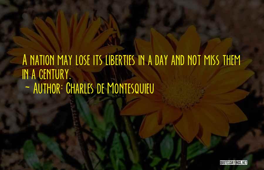 Charles De Montesquieu Quotes 899601