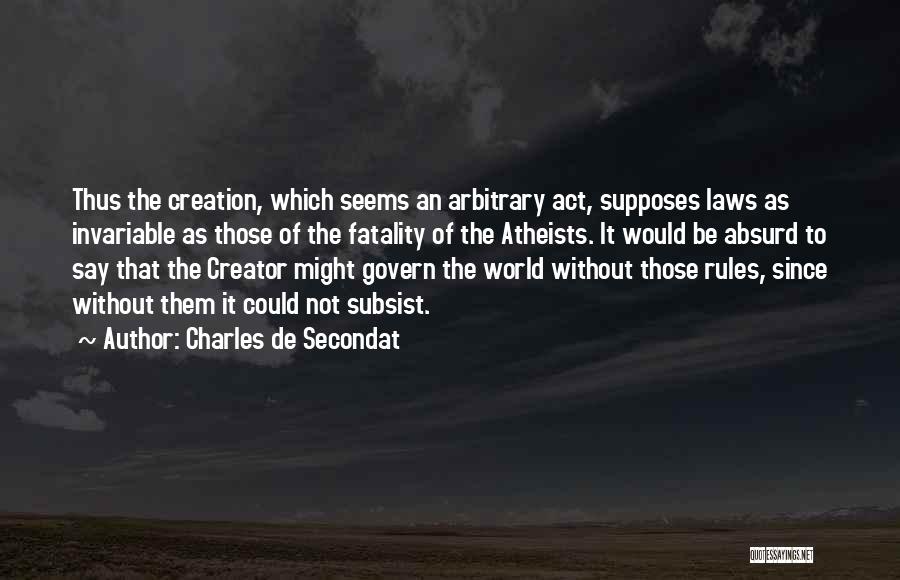 Charles De Secondat Quotes 481984