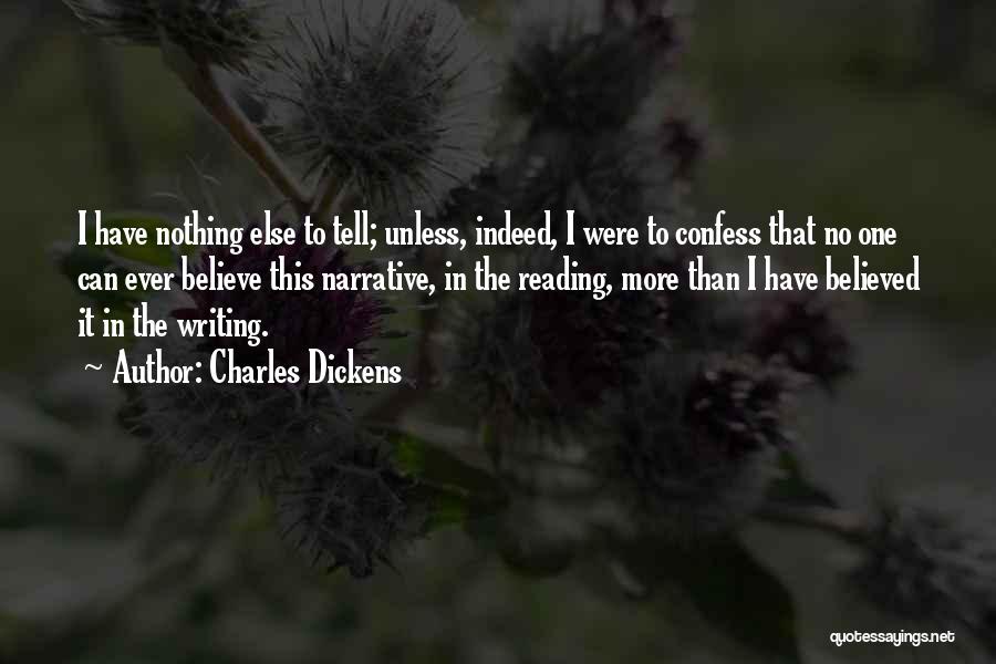 Charles Dickens Writing Quotes By Charles Dickens