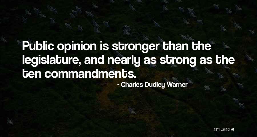 Charles Dudley Warner Quotes 164880