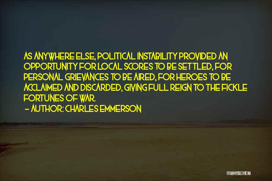 Charles Emmerson Quotes 193742