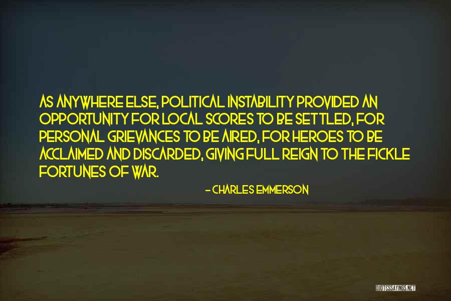 Charles Emmerson Quotes 193742