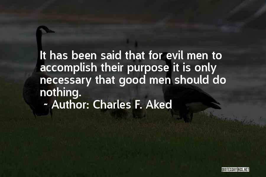 Charles F. Aked Quotes 661435