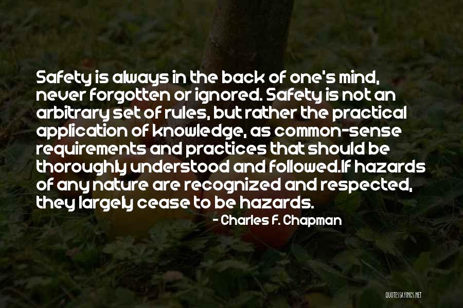 Charles F. Chapman Quotes 409771