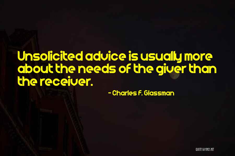 Charles F. Glassman Quotes 175084