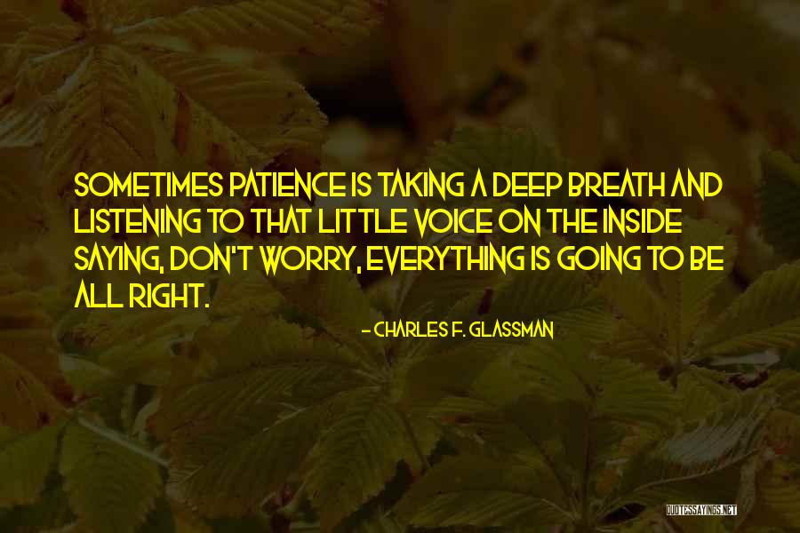 Charles F. Glassman Quotes 1864214