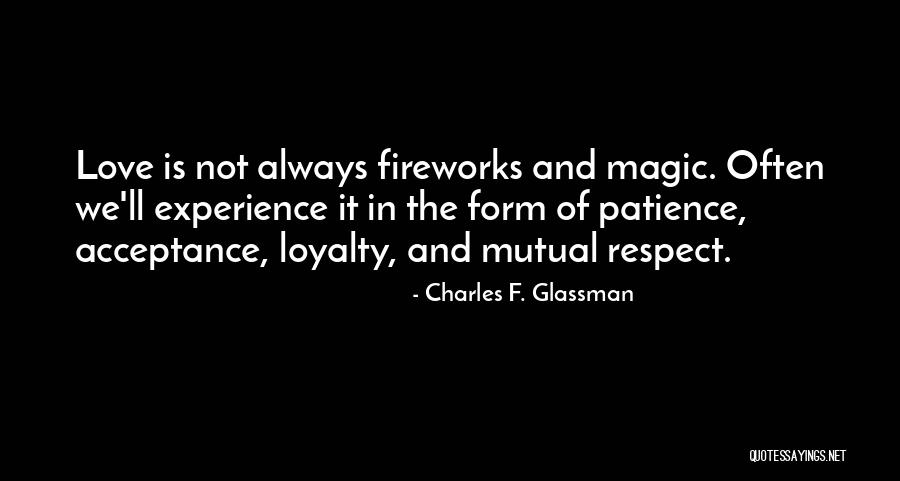 Charles F. Glassman Quotes 442893