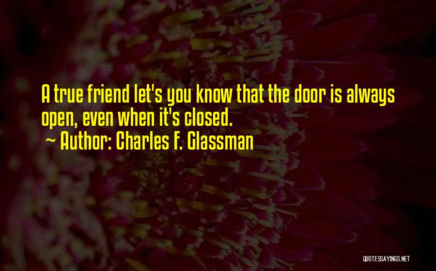 Charles F. Glassman Quotes 893332