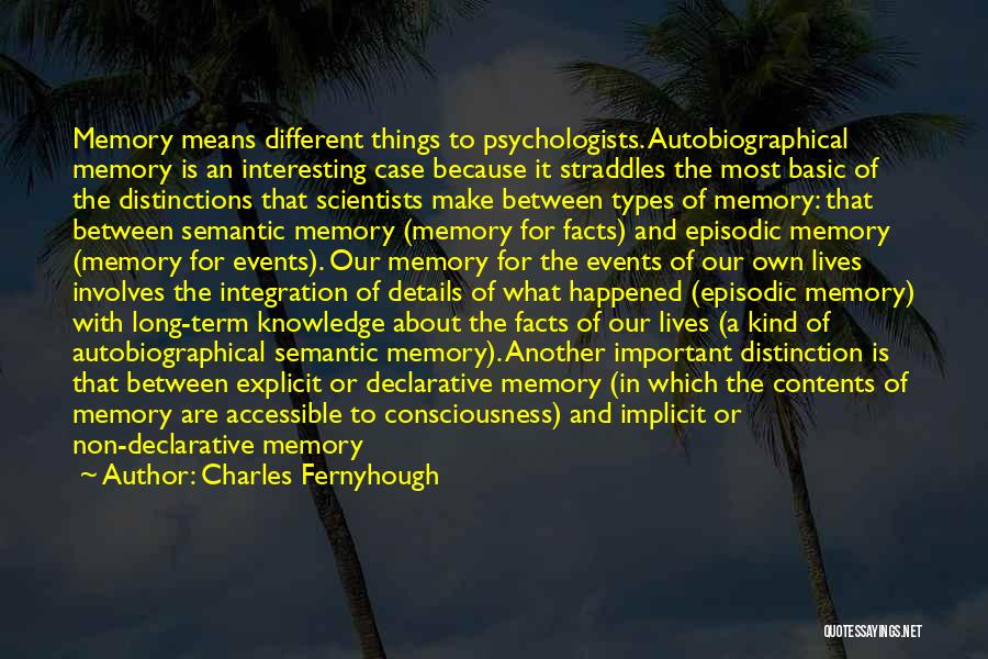 Charles Fernyhough Quotes 1219831