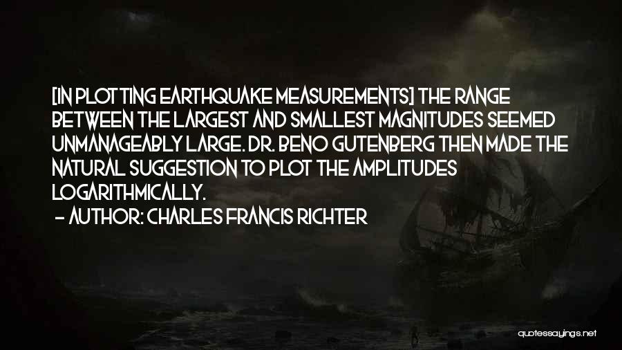 Charles Francis Richter Quotes 115729