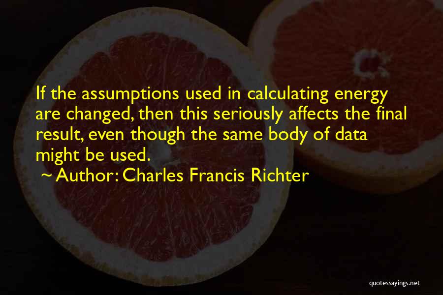 Charles Francis Richter Quotes 672914