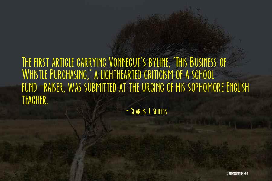 Charles J. Shields Quotes 1064494 Charles J. Shields Quotes 1064494