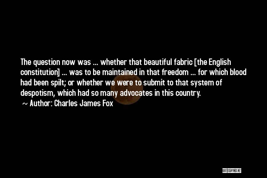 Charles James Fox Quotes 1982539