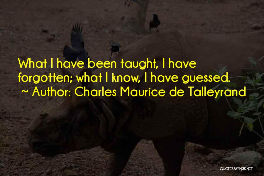 Charles Maurice De Talleyrand Quotes 1612402