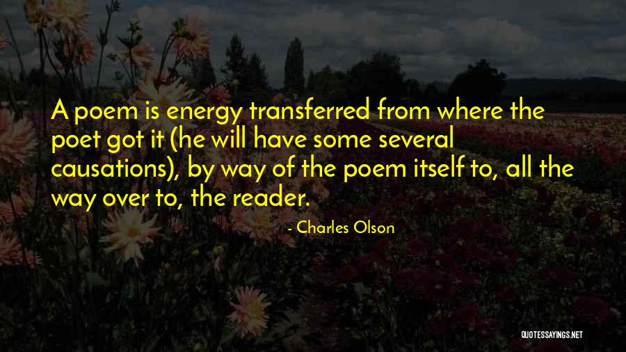 Charles Olson Quotes 1797499