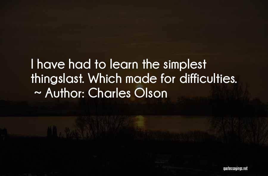 Charles Olson Quotes 2248244