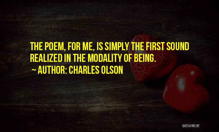 Charles Olson Quotes 350309