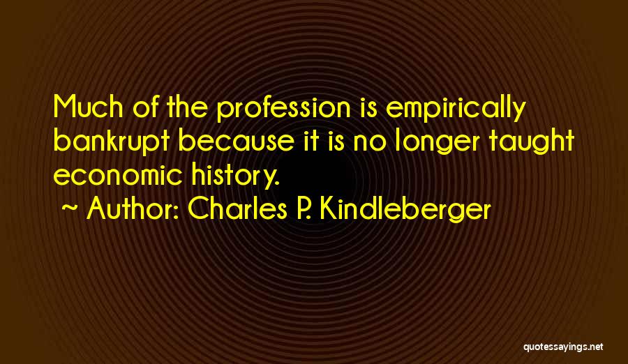 Charles P. Kindleberger Quotes 1788538