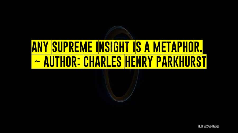 Charles Parkhurst Quotes By Charles Henry Parkhurst