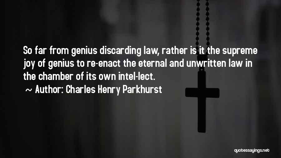 Charles Parkhurst Quotes By Charles Henry Parkhurst