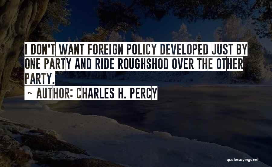 Charles Percy Quotes By Charles H. Percy