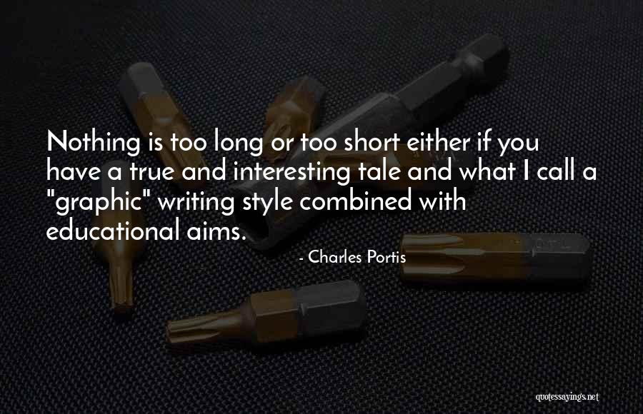 Charles Portis Quotes 1303016 Charles Portis Quotes 1303016