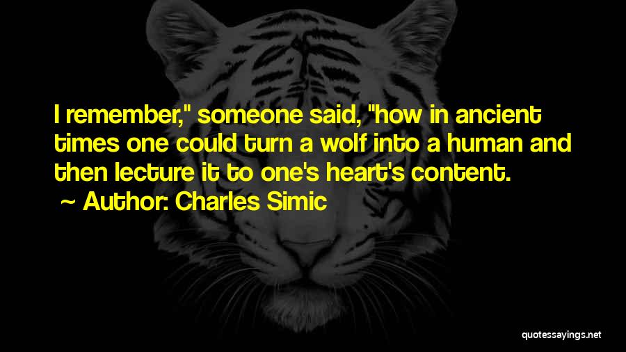 Charles Simic Quotes 1052621