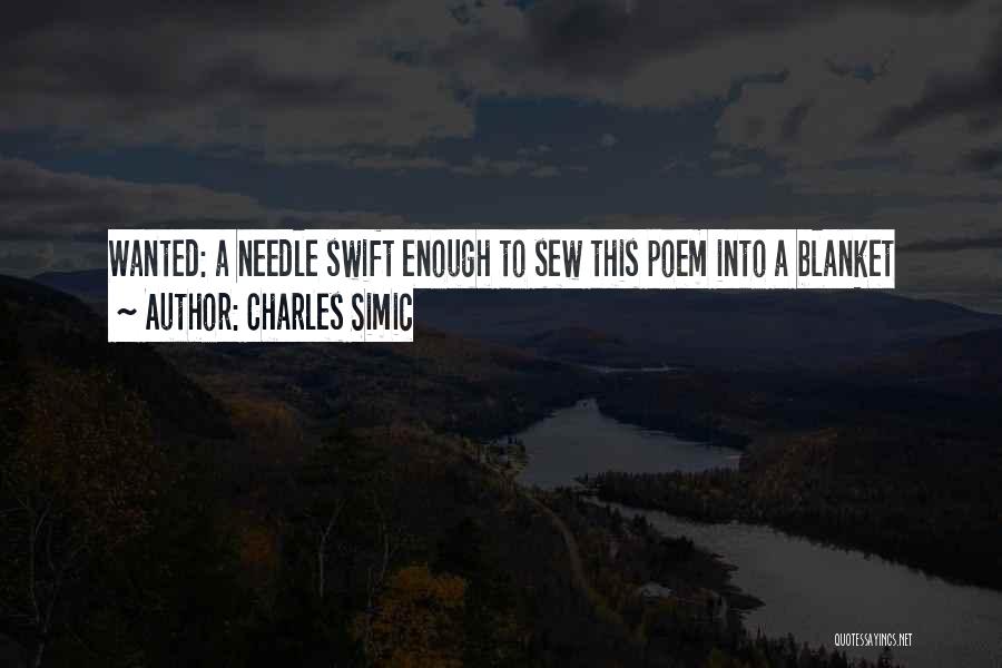 Charles Simic Quotes 1377844