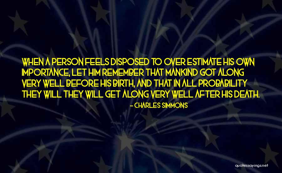 Charles Simmons Quotes 1243506 Charles Simmons Quotes 1243506