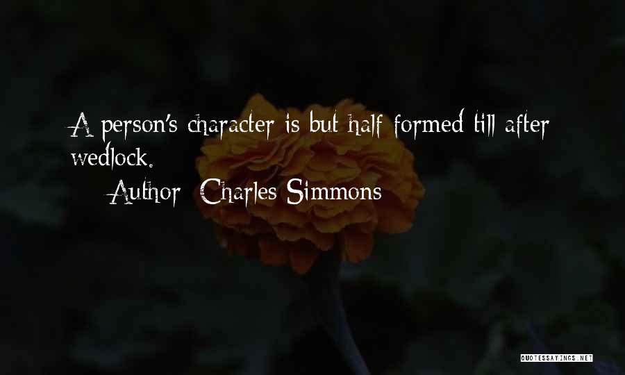 Charles Simmons Quotes 163383