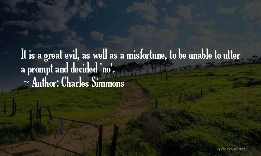 Charles Simmons Quotes 167135