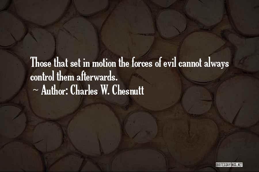 Charles W. Chesnutt Quotes 1280116