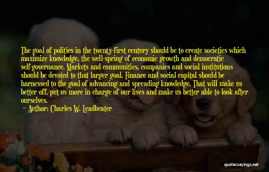 Charles W. Leadbeater Quotes 1845816