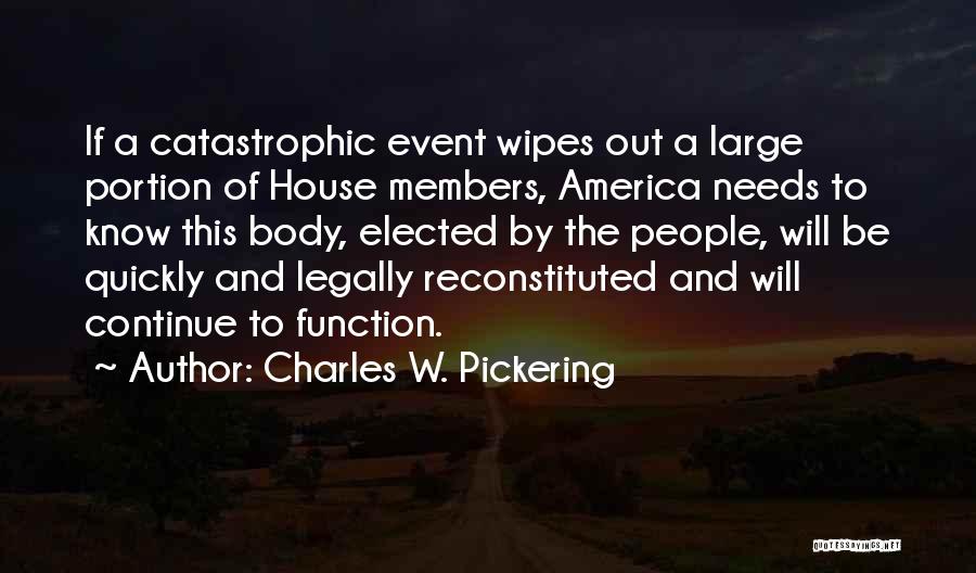 Charles W. Pickering Quotes 1846756