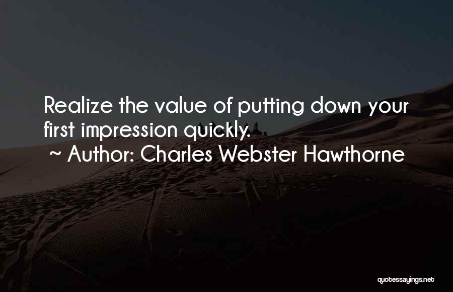 Charles Webster Hawthorne Quotes 1288064