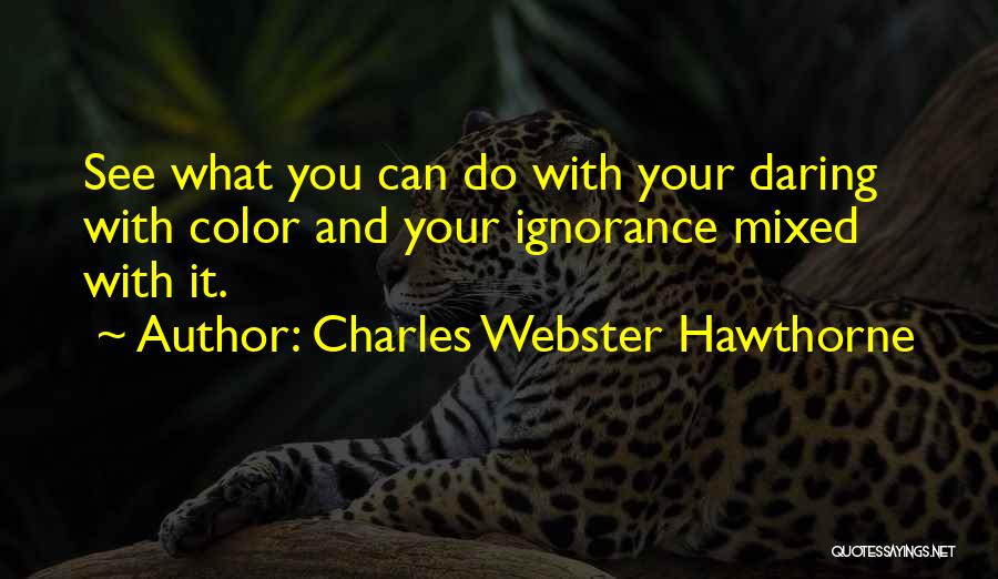 Charles Webster Hawthorne Quotes 791523
