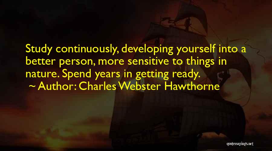 Charles Webster Hawthorne Quotes 91465