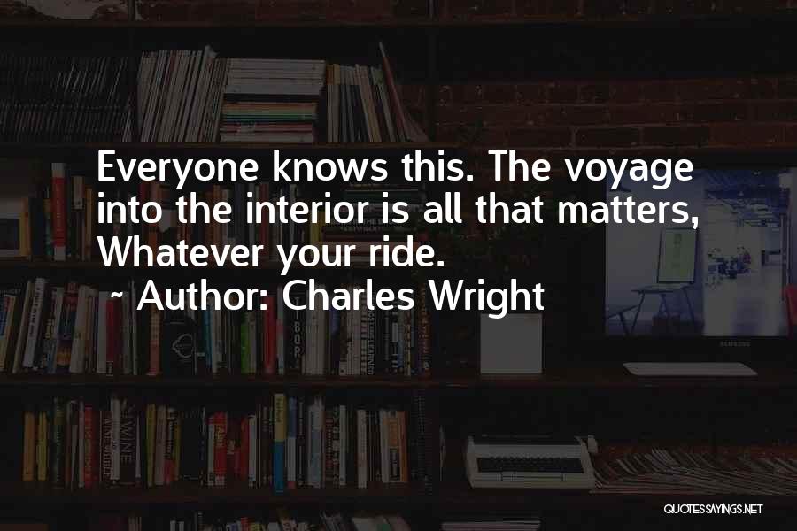 Charles Wright Quotes 590105
