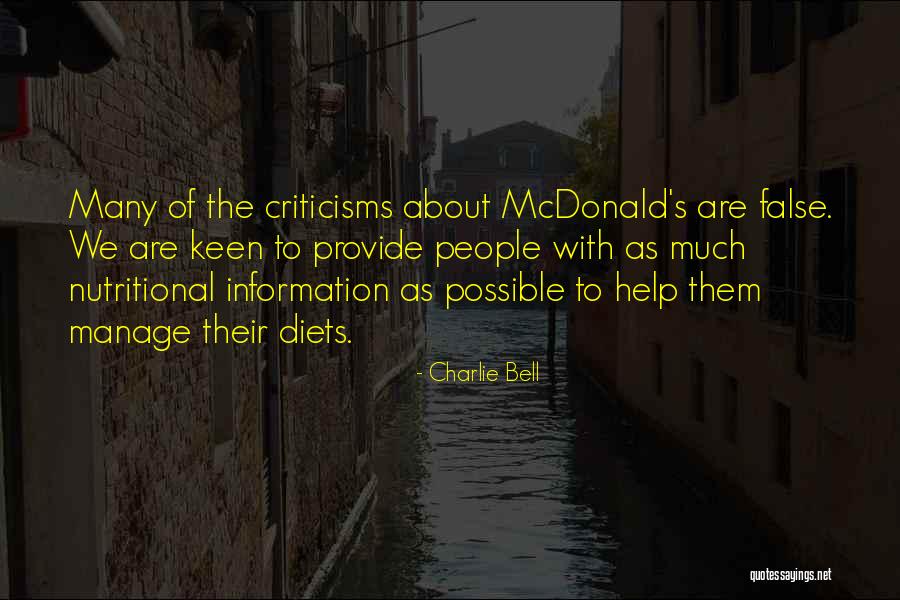 Charlie Bell Quotes 1126631