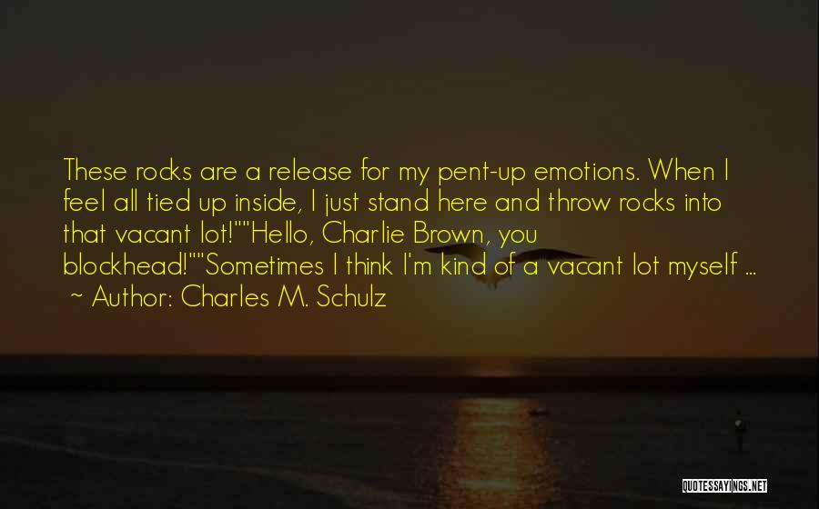 Charlie Brown's Quotes By Charles M. Schulz