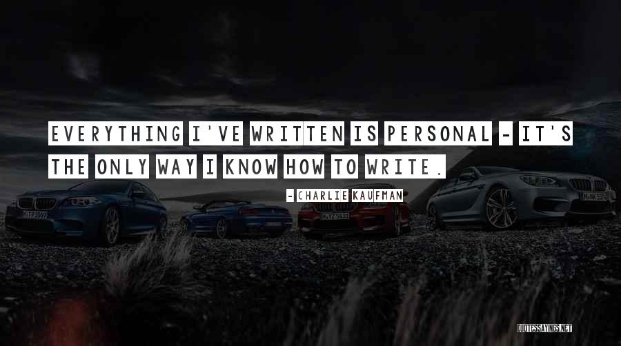 Charlie Kaufman Quotes 1563154