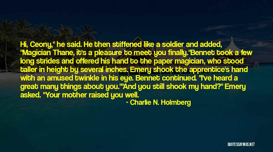 Charlie N. Holmberg Quotes 192689 Charlie N. Holmberg Quotes 192689
