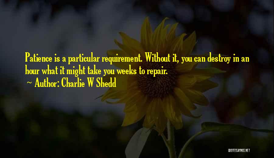 Charlie W Shedd Quotes 1443857