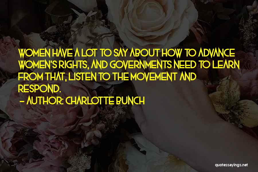 Charlotte Bunch Quotes 1408126